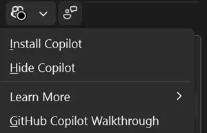 GitHub Copilot 在 Visual Studio 安装扩展教程