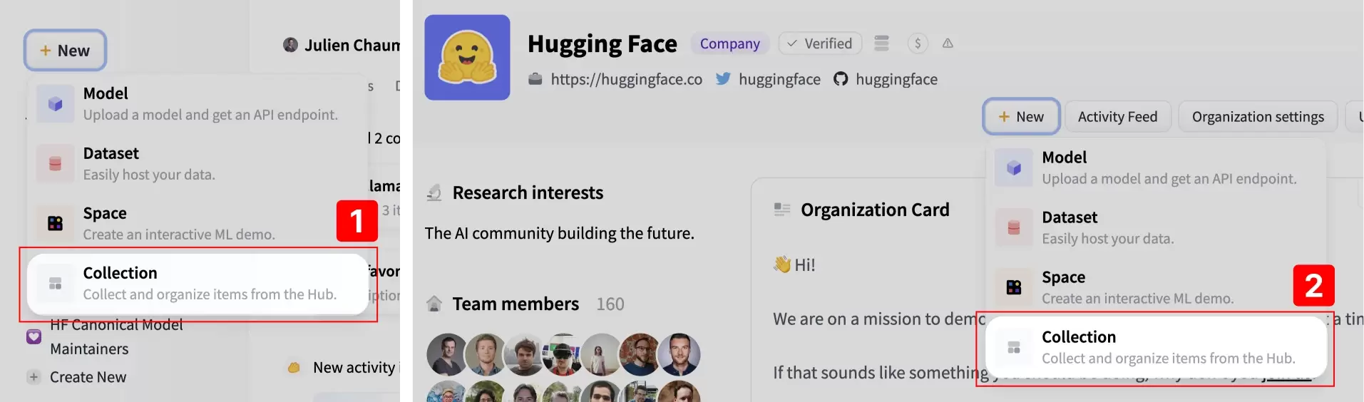 Hugging Face Hub Collections 创建与管理教程 完整指南