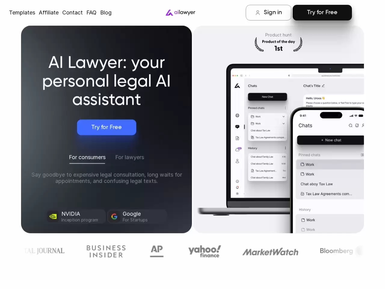 AI Lawyer-AI Lawyer即一款智能律师平台