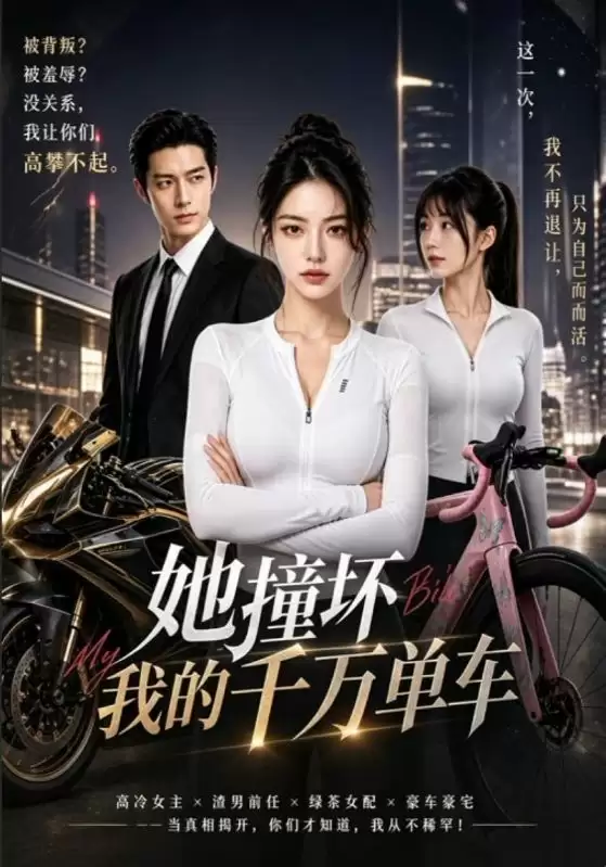 《她撞坏我的千万单车》短剧剧情介绍