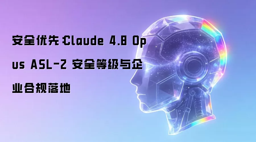 安全优先:Claude 4.8 Opus ASL-2 安全等级与企业合规落地