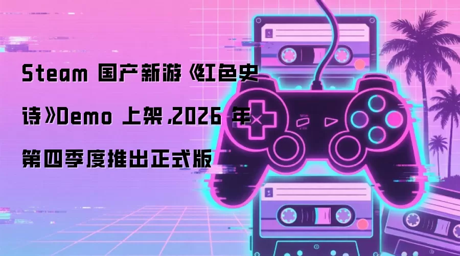 Steam 国产新游《红色史诗》Demo 上架，2026 年第四季度推出正式版