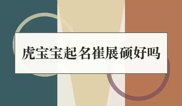 虎宝宝起名崔展硕好吗 名字含义与读音