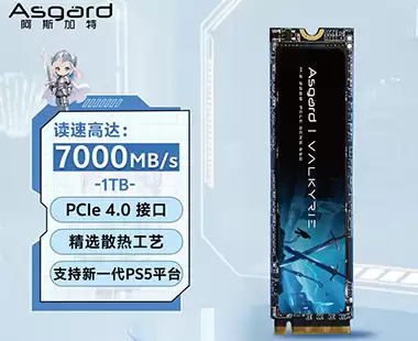阿斯加特V7 PCIe 4.0 SSD开售 1TB售价999元
