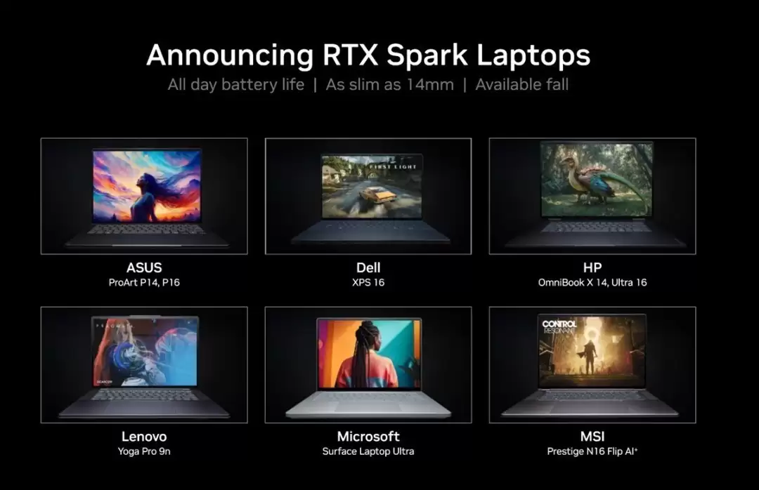 英伟达发布RTX Spark处理器:进军消费级AI PC