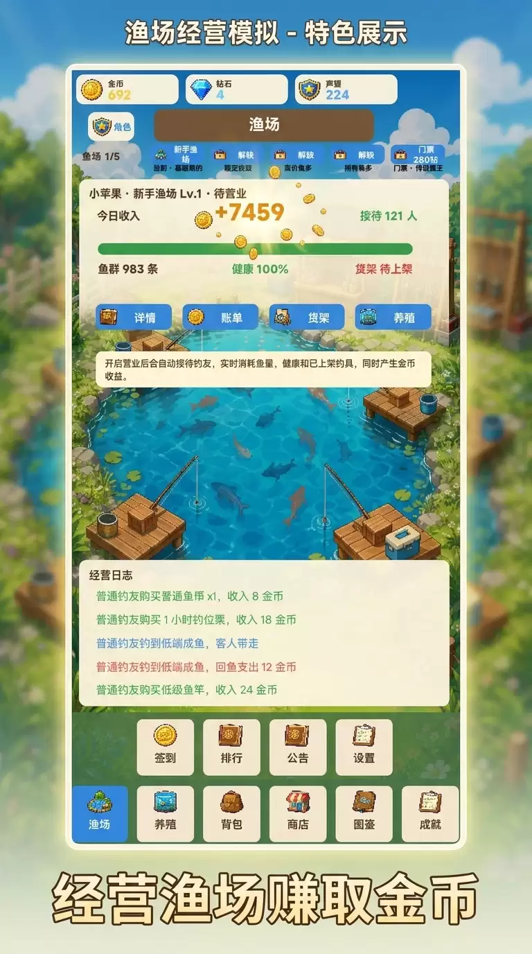 渔场经营模拟何时上线 公测时间预告