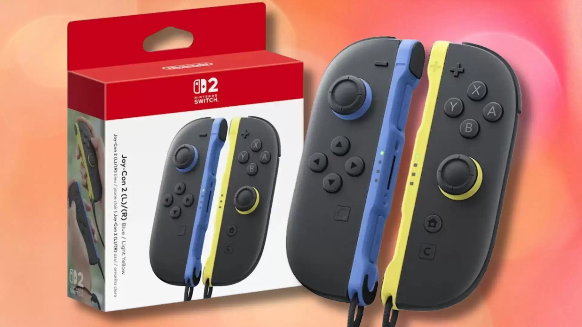 蓝黄配色新款 Joy-Con 2 现已上市