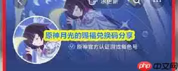 原神月光的赐福兑换码哪里找