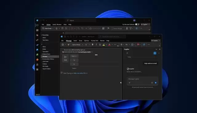 始终可见：微软Win10/Win11经典版Outlook下月将添Copilot AI统一入口