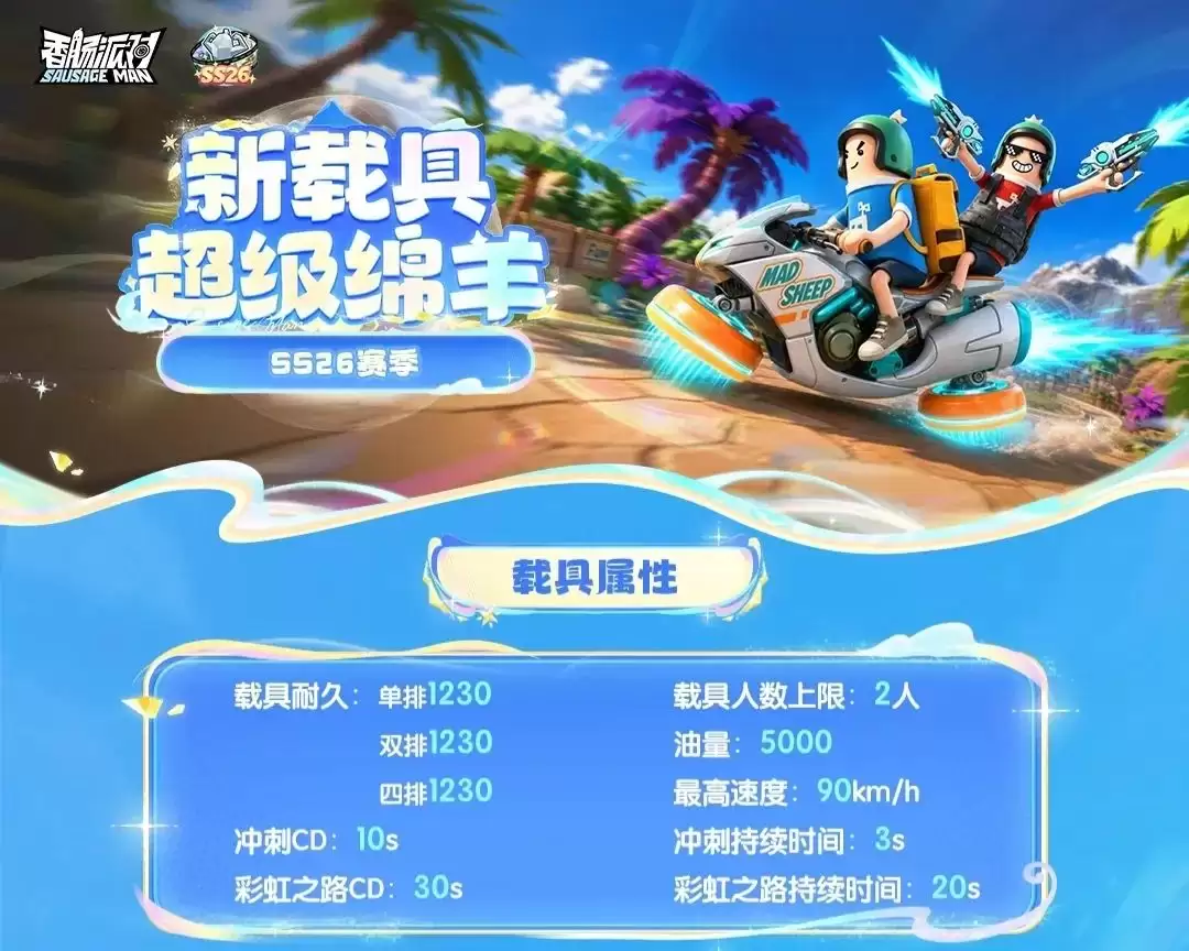 香肠派对载具超级绵羊解析