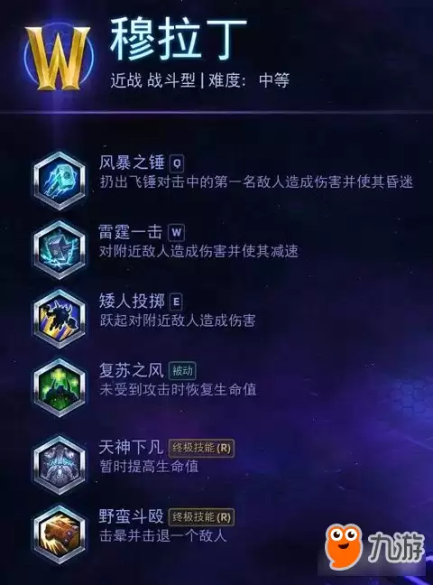 风暴英雄穆拉丁玩法攻略介绍 技能介绍及天赋推荐