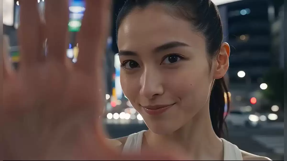 日本少女东京塔跑酷视频