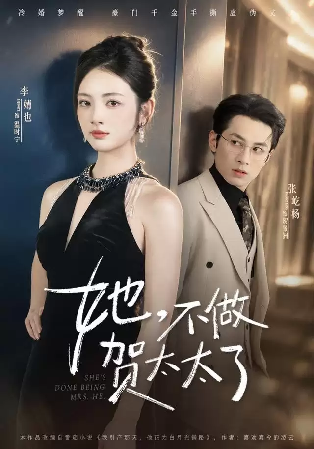 短剧《她：不做贺太太了》剧情介绍