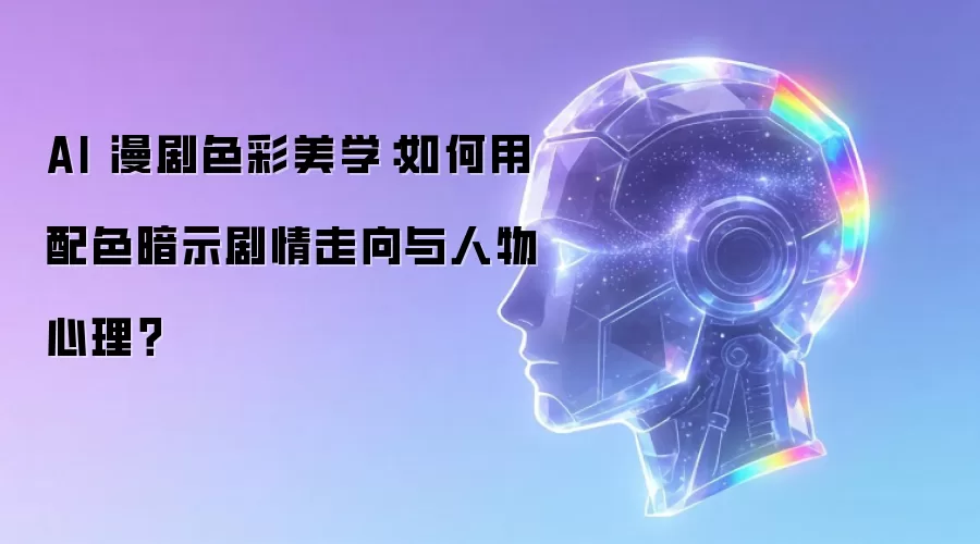 AI 漫剧色彩美学：怎样用配色暗示剧情走向与人物心理？