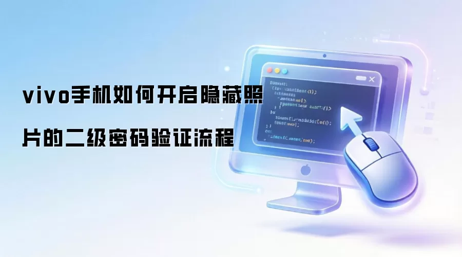 vivo手机隐藏照片的二级密码验证开启流程
