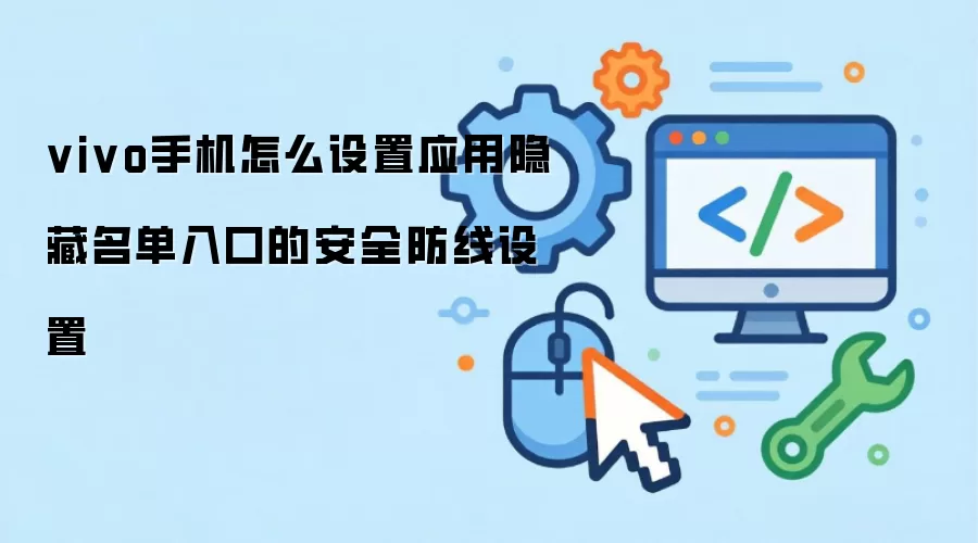 vivo手机如何设置应用隐藏名单入口的安全防线设置