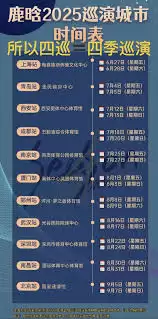 鹿晗亚洲巡演时间表及地点全览