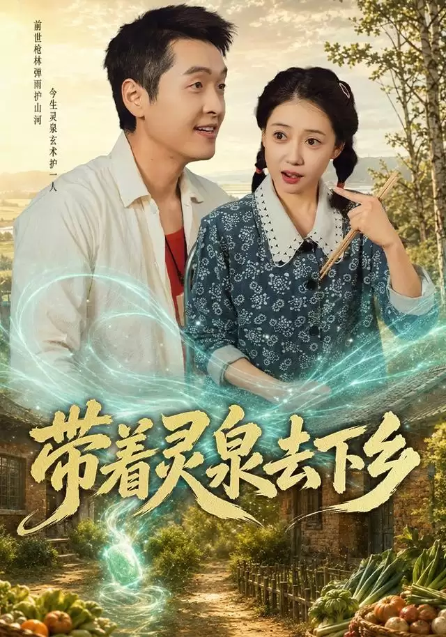 短剧《带着灵泉去下乡》剧情介绍