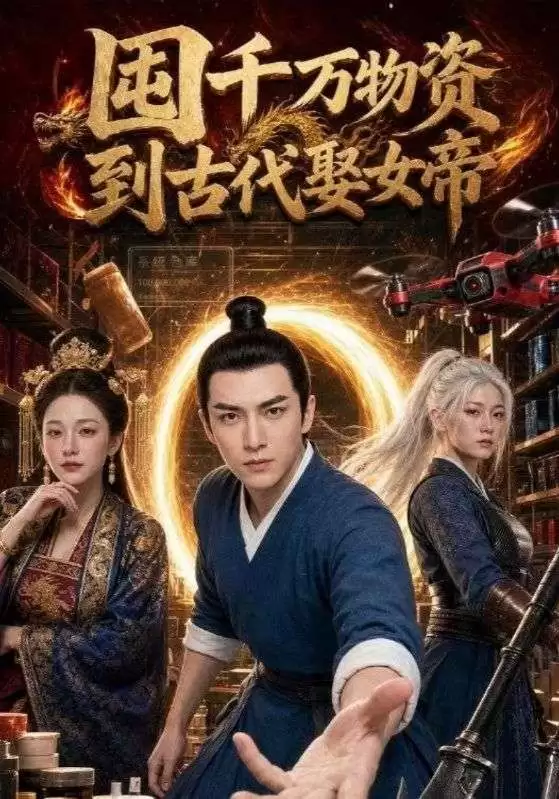 短剧《囤千万物资到古代娶女帝》剧情简介