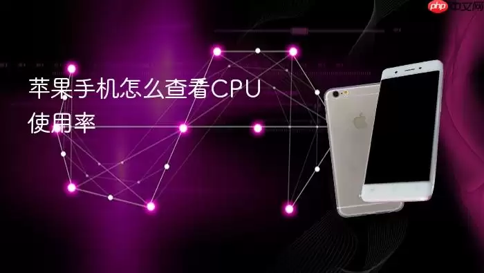 苹果手机如何查看CPU使用率