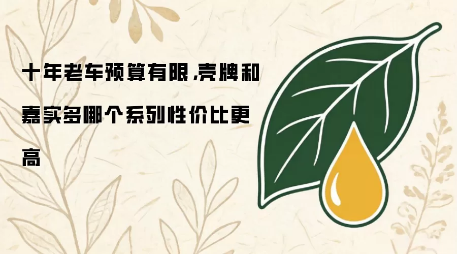 十年老车预算有限:壳牌和嘉实多哪个系列性价比更高