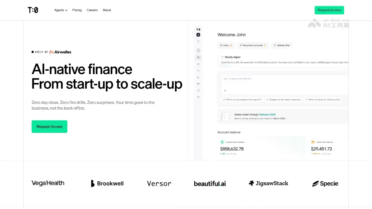 T:0 - Airwallex 发布的 AI-native 自主财务平台