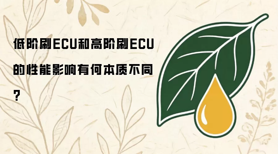 低阶刷ECU和高阶刷ECU的性能影响有何本质不同