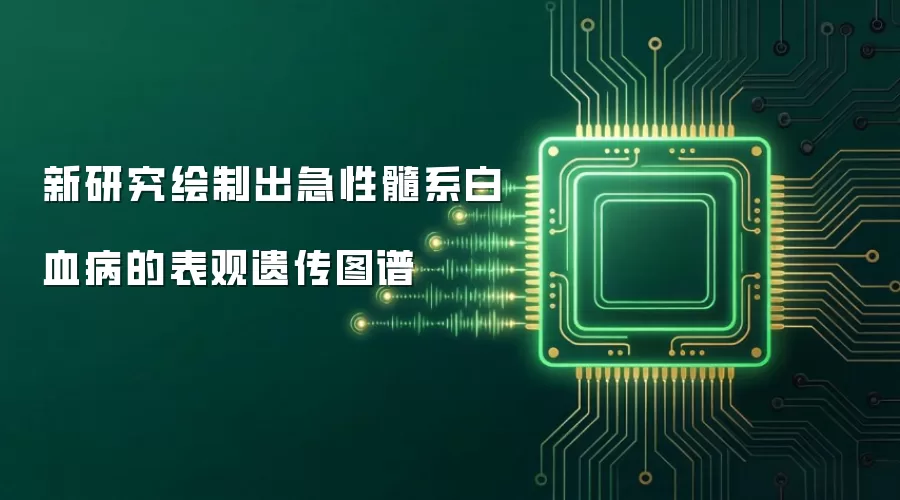 新研究为急性髓系白血病绘制出表观遗传图谱
