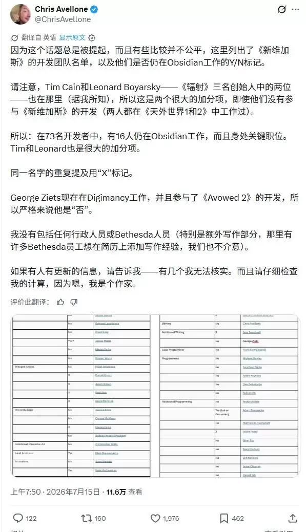 辐射：新维加斯初代团队仅16人留任：黑曜石全力开发新辐射