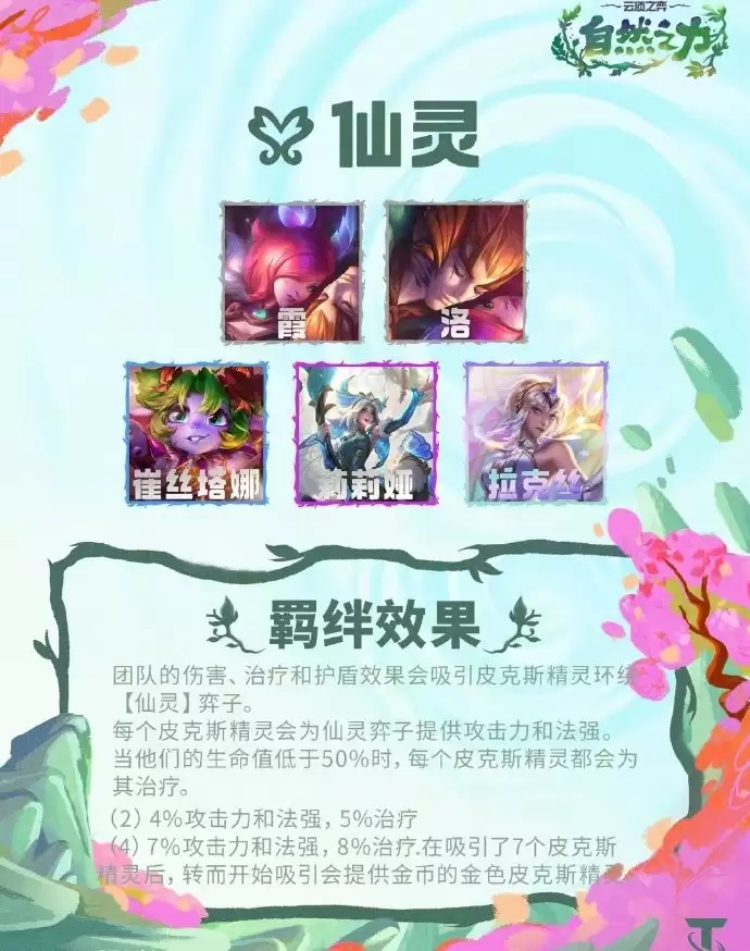 云顶之弈S18仙灵羁绊效果总览
