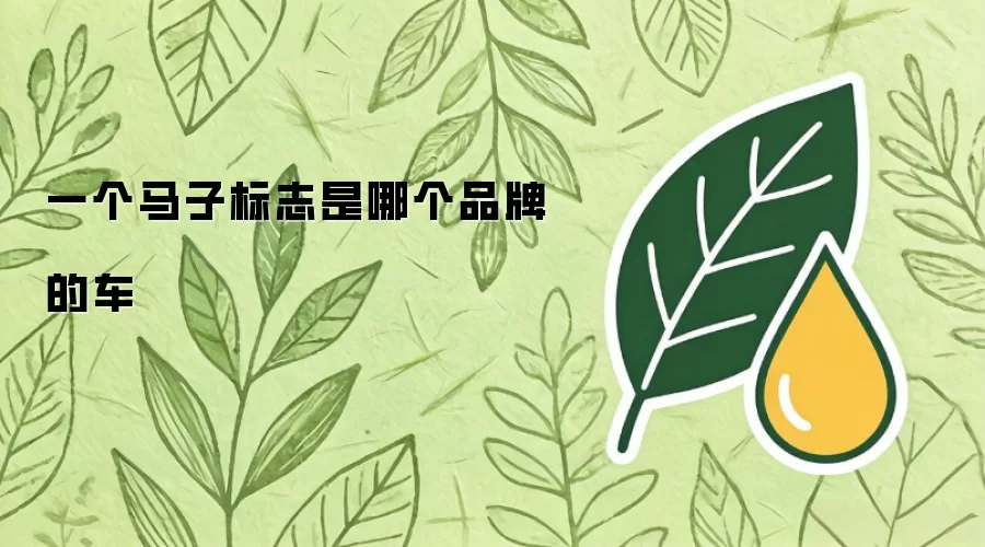 一个马子标志是哪个品牌的车