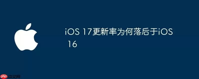 iOS 17更新率为何落后于iOS 16