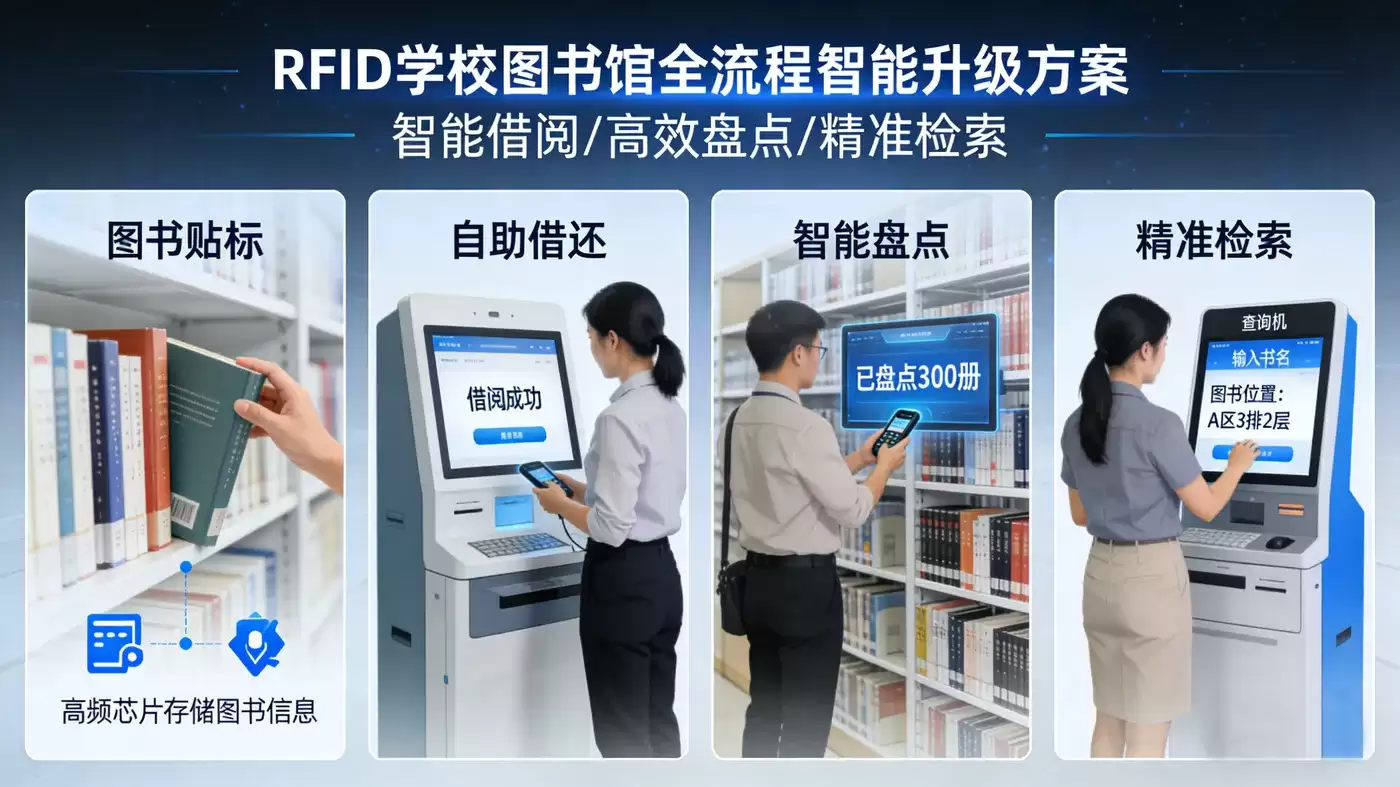 学校图书馆RFID全流程智能升级方案