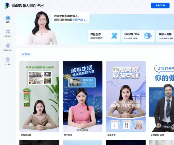 即构数智人-即构科技打造的AI数字人创作平台