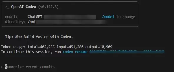 codex cli版本高频快捷键和实用指令
