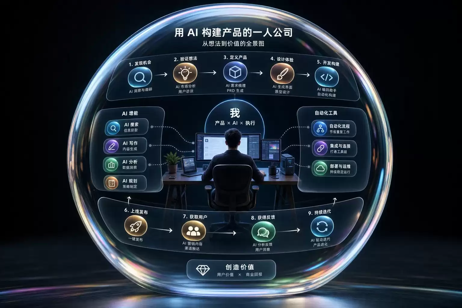 学完AI编程能做什么?就业、自由职业、创业三层新形态