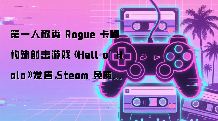 第一人称类 Rogue 卡牌构筑射击游戏《Hell o’ Halo》发售，Steam 免费开玩