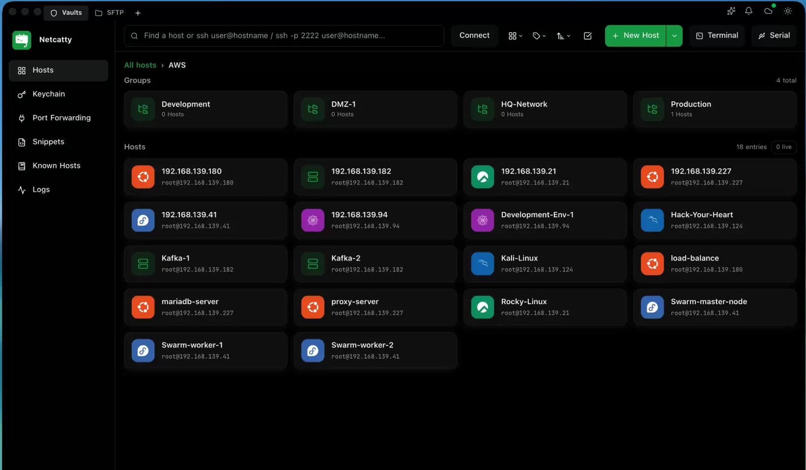 开源客户端SSH Netcatty：免费替代Termius，带AI的现代化运维工具