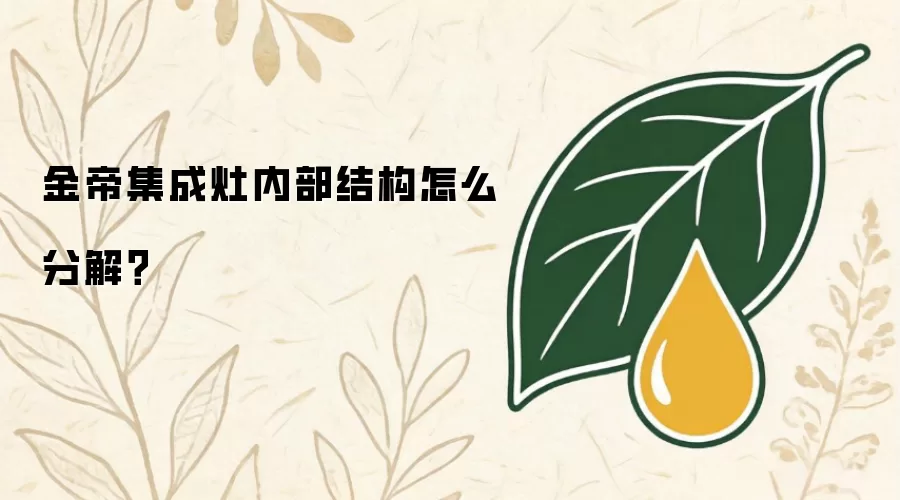 金帝集成灶内部结构如何分解？