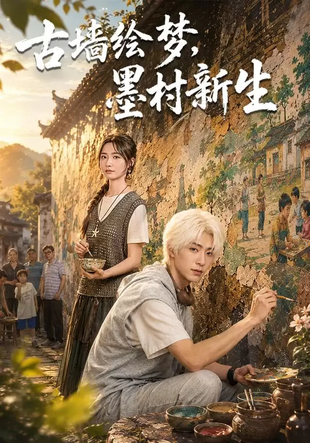 短剧《古墙绘梦，墨村新生》剧情介绍