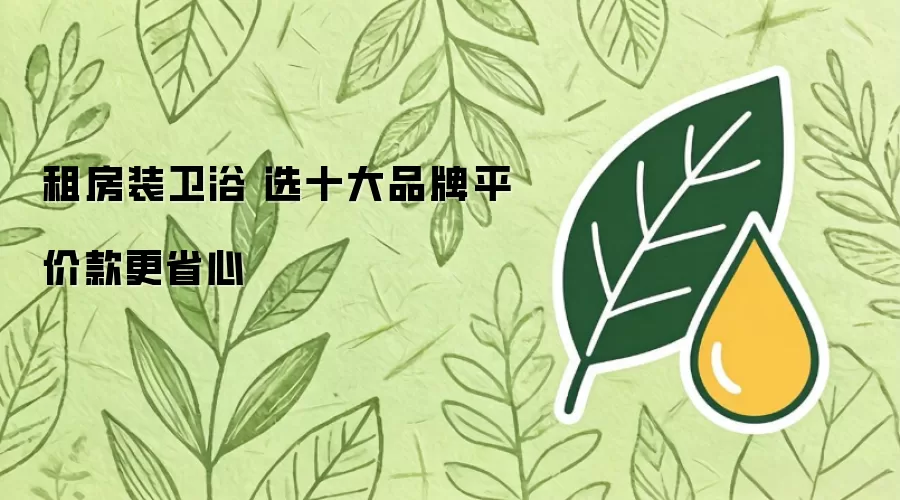租房装卫浴 选十大品牌平价款更省心
