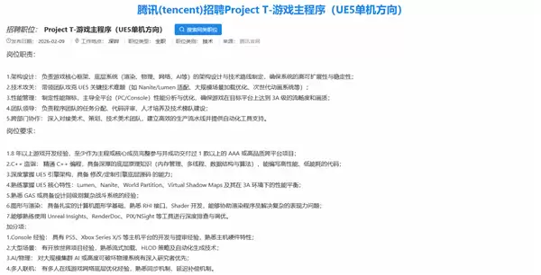 腾讯3A“Project T”细节曝光！设计灵感或来自美末+神海+古墓丽影