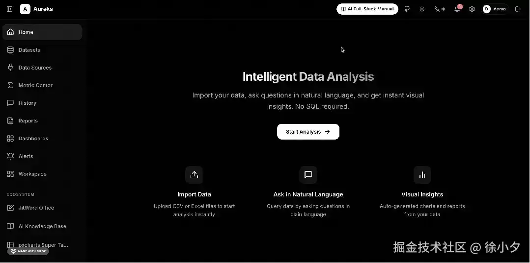 开源！我用SQLite + DuckDB打造了一款可视化AI问数平台
