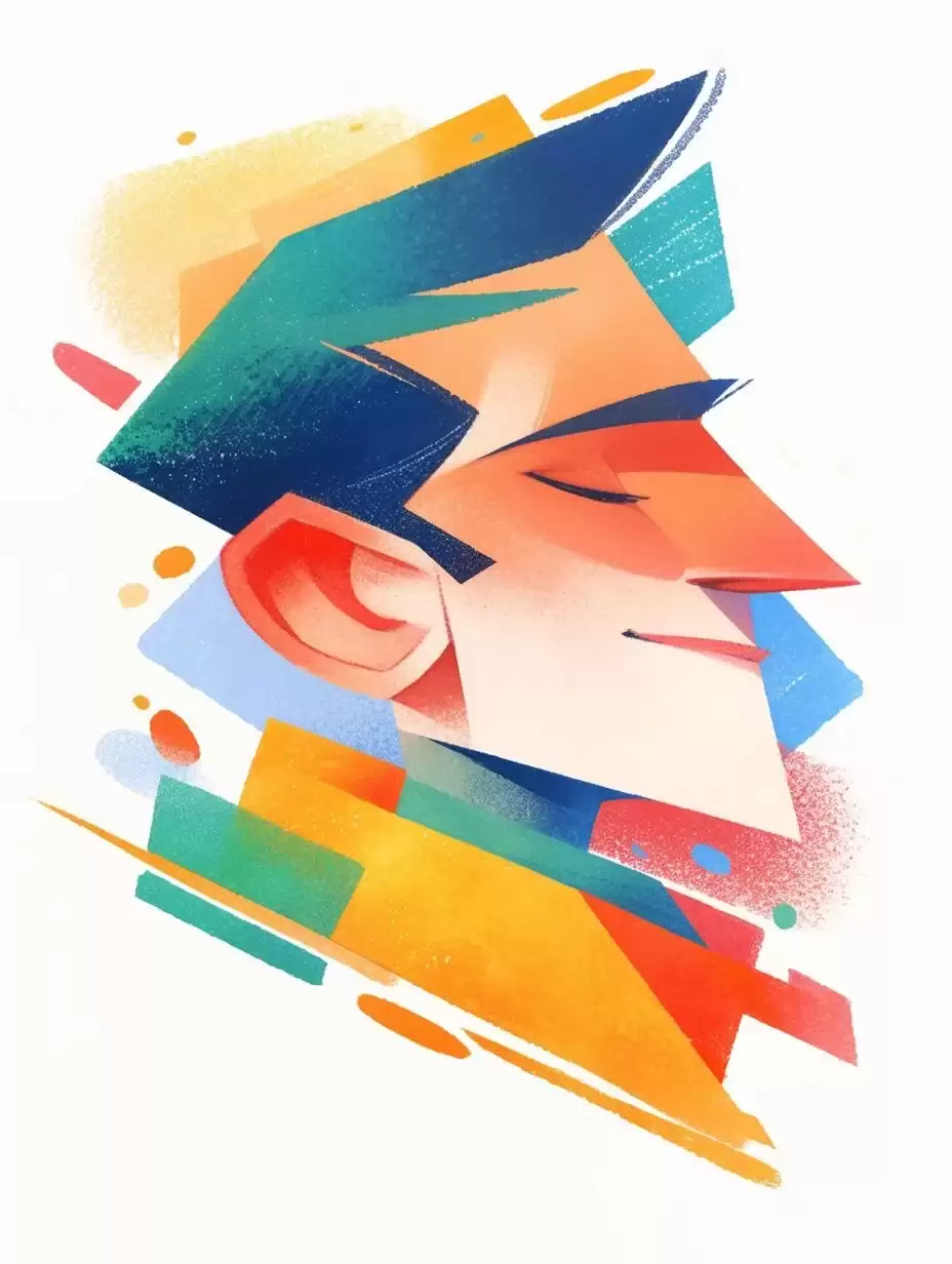 手残党看过来!30秒生成9组几何运动插画,1行咒语就搞定!