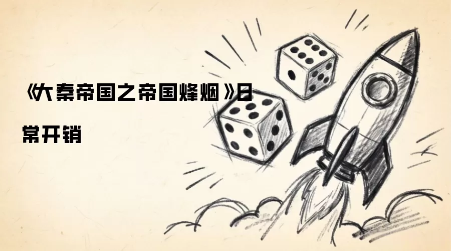 《大秦帝国之帝国烽烟》日常开销