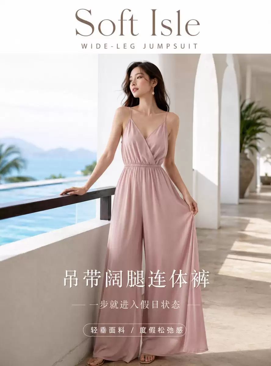 高端夏季时尚海报提示词