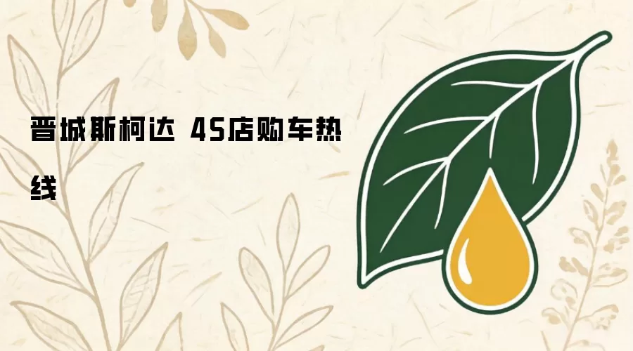 晋城斯柯达 4S店购车热线