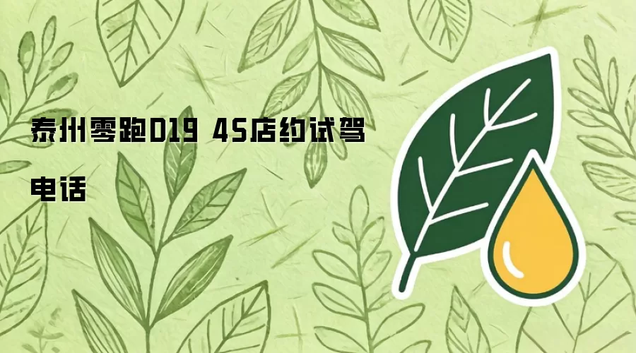 泰州零跑D19 4S店约试驾电话
