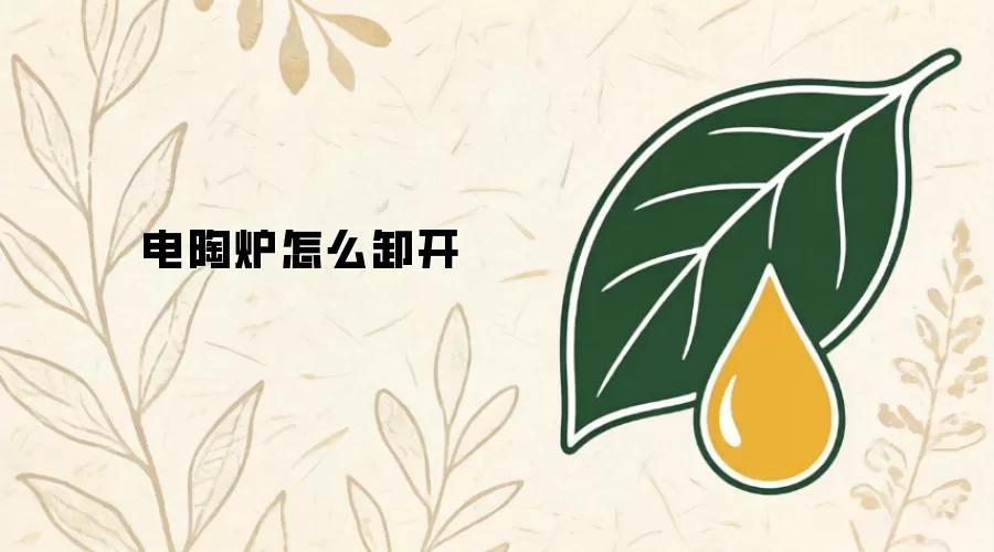 电陶炉如何卸开