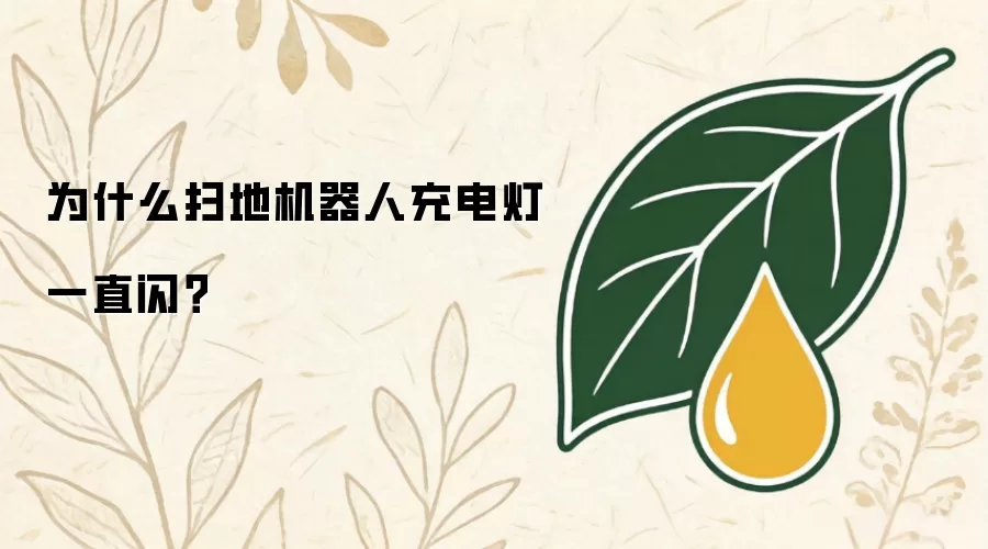 为什么扫地机器人充电灯一直闪？